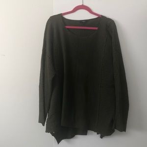 WORN ONCE • Dark Olive Green Sweater